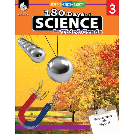 Shell Education 180 Days of Science, 3rd Grade